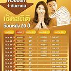 หวยออกวันที่ 1 กันยายน